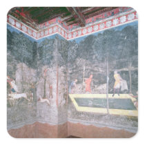 View of the Stag Room, 1343 Square Stickers