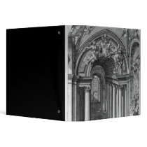 View of the staircase in the Scala Regia Vinyl Binder