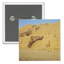 View of the steps, terraces pinback button