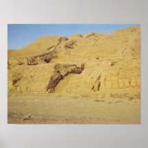 View of the steps, terraces poster