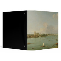 View of the Thames from South of the River Vinyl Binders