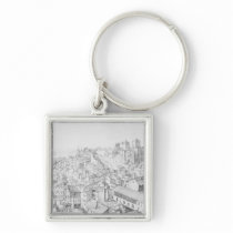 View of the Town of Avignon and its surroundings Key Chains