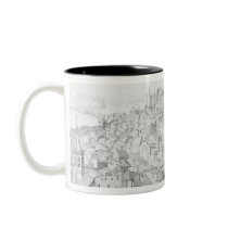 View of the Town of Avignon and its surroundings Mugs