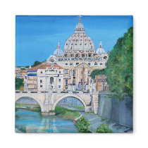 View of the Vatican City - Magnet