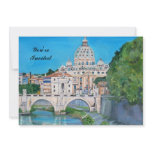 View of the Vatican City Painting - Invitation Gre