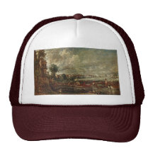View Of The Waterloo Bridge From Whitehall Stairs Mesh Hats