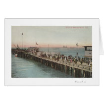 View of the Wharf Greeting Cards