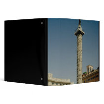 View of Trajan's Column, 113 AD 3 Ring Binder