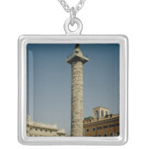 View of Trajan's Column, 113 AD Pendant