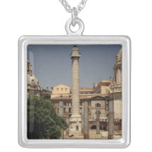 View of Trajan's Column, 113 AD Pendants