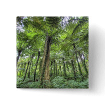 View of vegetation in Bali Botanical Gardens, Pinback Buttons