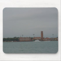 View of Venice Mainland from Lido, Venice mousepads