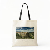 View of village, Villarluengo, Aragon, Spain in Eu Bags