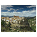 View of village, Villarluengo, Aragon, Spain in Eu flyers