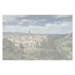 View of village, Villarluengo, Aragon, Spain in Eu Custom Stationery