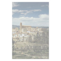 View of village, Villarluengo, Aragon, Spain in Eu Stationery Design