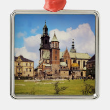 View of Wawel Cathedral Christmas Ornaments