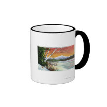 View of Whiteface Mountain from the Lake in Mug