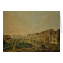 View of Wilhelmsplatz from the south, 1773 Greeting Card