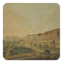 View of Wilhelmsplatz from the south, 1773 Square Sticker