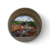 View On Cesky Krumlov Town From The Castle buttons