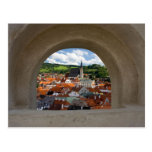 View On Cesky Krumlov Town From The Castle Post Card