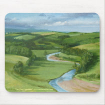 "View over Coquetdale" Northumberland Mouse Pad mousepads