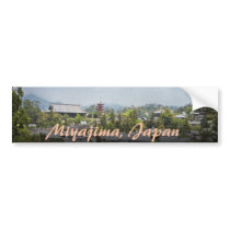 View Over Miyajima Village Bumper Stickers