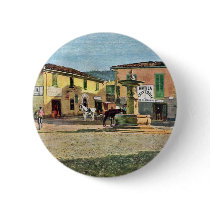 View The Piazzetta "Of Settignano" By Signorini Te Pinback Buttons