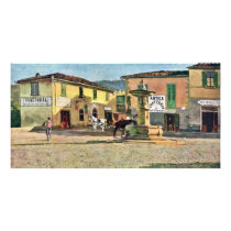 View The Piazzetta "Of Settignano" By Signorini Te Personalized Photo Card