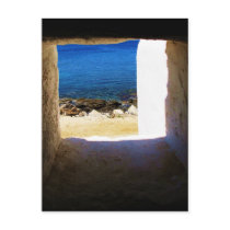 View to the Sea - Mykonos, Greece postcards