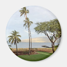 View towards Maalaea Bay from Kihei, Maui Magnet