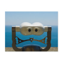 Viewfinder overlooking Ocean Postcard