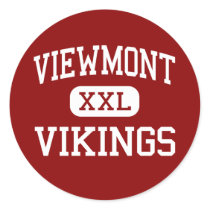 Viewmont - Vikings - High School - Bountiful Utah Round Stickers