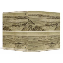 Views looking east and south from Mt Trumbull Vinyl Binder