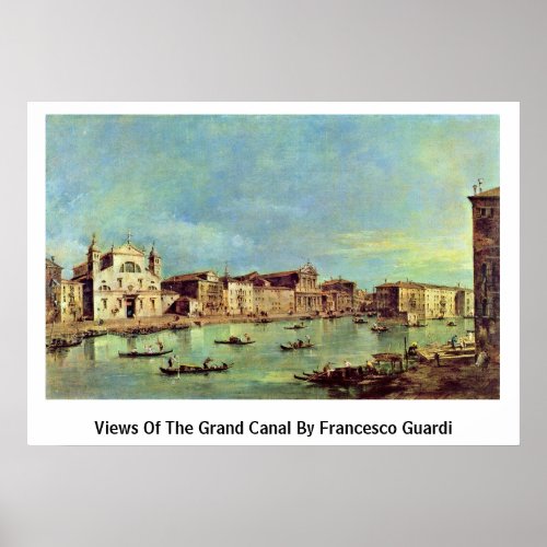 Views Of The Grand Canal By Francesco Guardi Posters