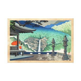 Views of Wakayama, Nachi Waterfall Asano Takeji Stretched Canvas Prints