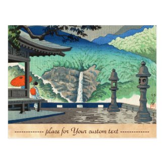 Views of Wakayama, Nachi Waterfall Asano Takeji Postcards