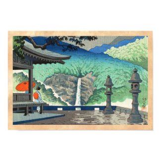 Views of Wakayama, Nachi Waterfall Asano Takeji Poster