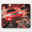 viggen_laser_red grunge mousepad by griffingear viggen_laser_red grunge mousepad
