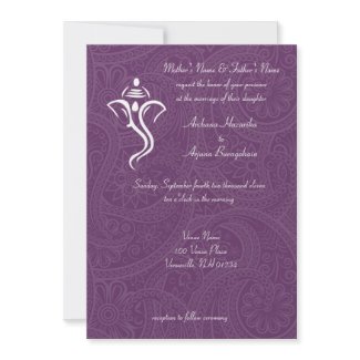 Vighneshvara Wedding Invitations invitation