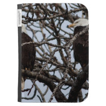 Vigilant Bald Eagles Kindle Folio Cases