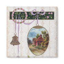 Vignette in Egg Vintage Birthday Magnets
