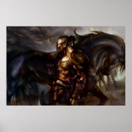 Viking And Horse Poster