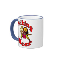 Viking Beer Logo Shirt mugs by figstreetstudio Viking Beer Logo Shirt mugs