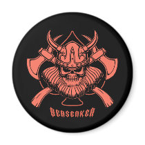 Viking Berserker Fridge Magnet