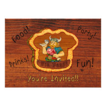 Viking Birthday Invitation