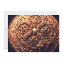Viking brooch jewel for rich people personalized invitation