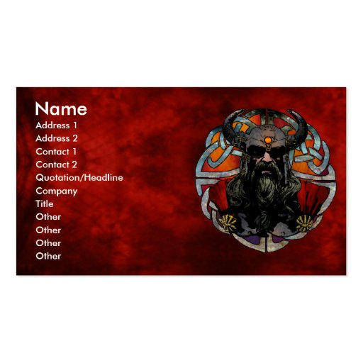 Viking Business Card (front side)