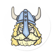 Viking!  Customizable! stickers